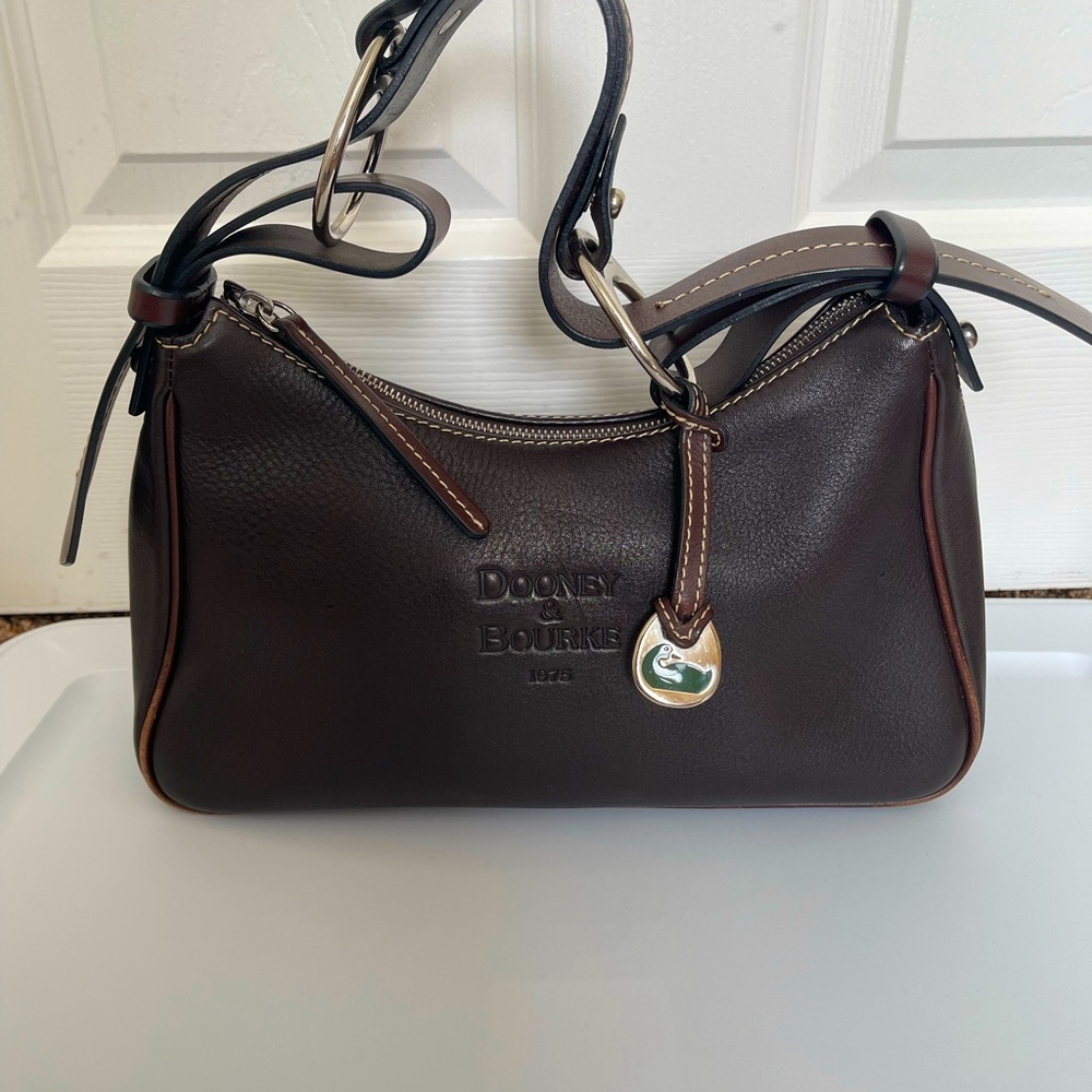 Vintage Dooney and Bourke leather hobo